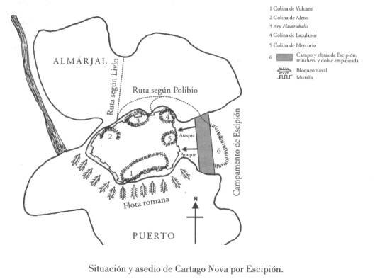 CONQUISTA DE CARTAGO NOVA POR ESCIPIÓN EL FRICANO