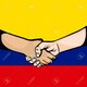 62257595 acuerdo de paz de colombia símbolo de la ilustración del vector de diseño