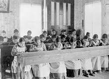 First residental school In canada