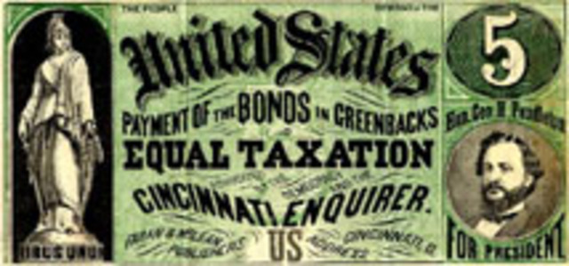 Creation of the Greenback Party