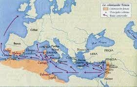 Colonizaciones fenicias.