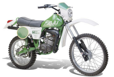 fashionable motorcycle in the year 85 the Rieju MR 80