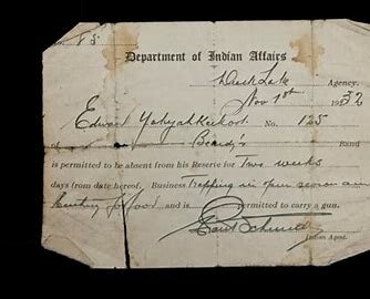 The department of Indian affairs takes over