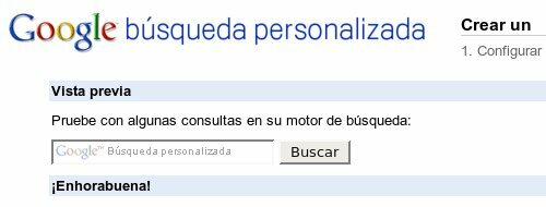 Búsquedas personalizadas