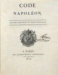 Napoleonic Code is established