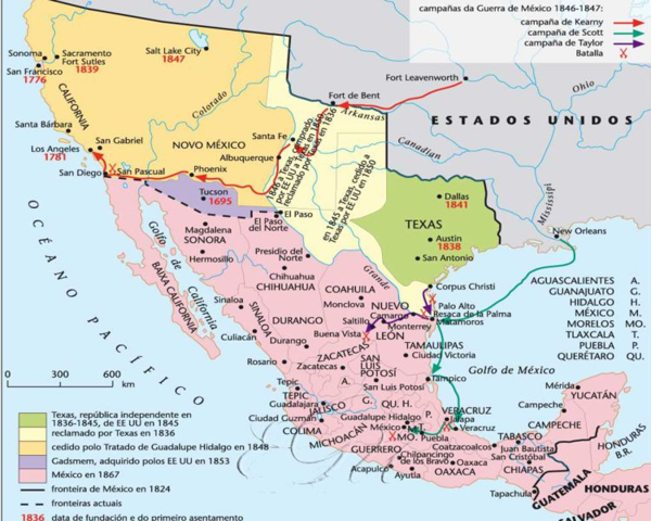 Invasión de Nuevo México y California