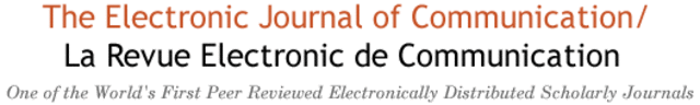 RESEARCH: Manscript submitted to The Journal of Electronic Communication