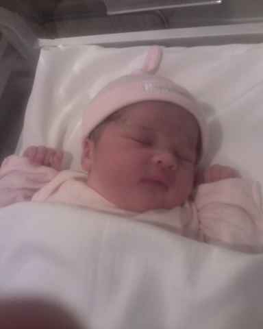 My daughter was born