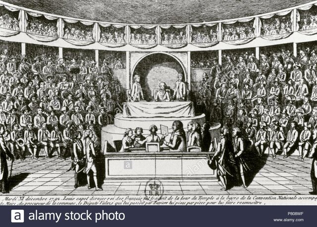 The creation of the convention and naming of the republic.