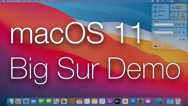 mac os 11.o  "Big Sur"