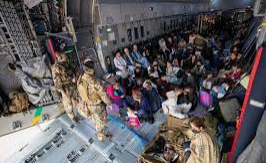 Evacuees out of Afghanistan