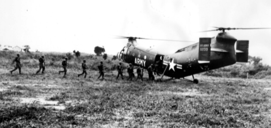 helicopter transportation in vietnam