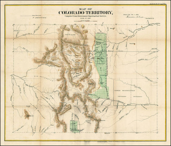 The Colorado Territory Is Established