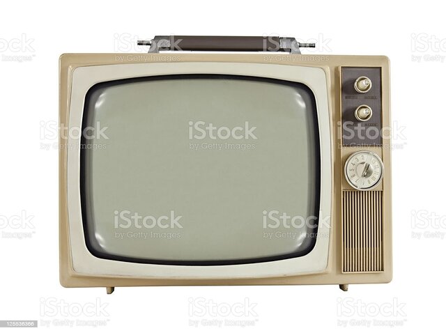 Cambio del televisor blanco y negro al color.