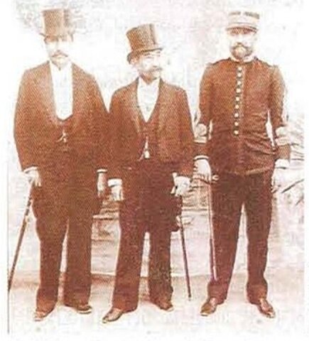 JUNTA DE GOBIERNO FEDERAL: JOSE M. PANDO, SERAPIO REYES Y MACARIO PINILLA