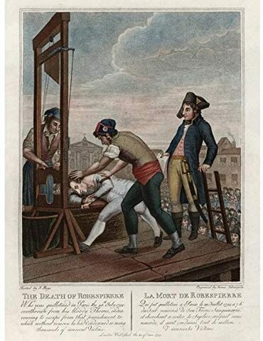 Ejecución de Robespierre