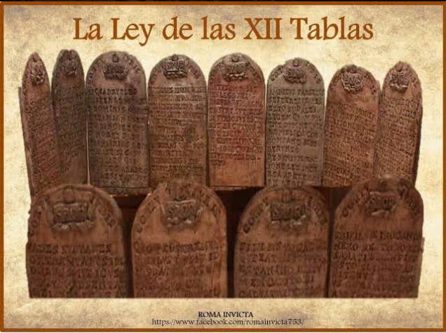 LEY DE LAS DOCE TABLAS