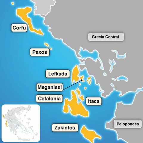 Grecia anexa las Islas Jónicas