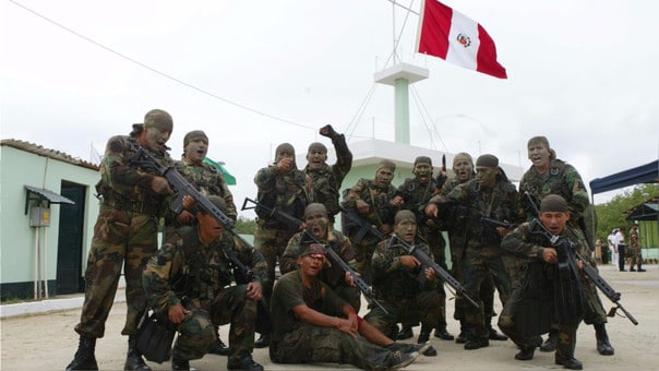 Material de las fuerzas Armadas