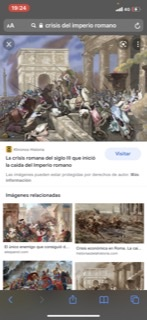 Crisis del imperio romano