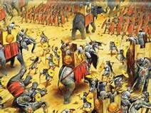 Derrota de Aníbal en África.