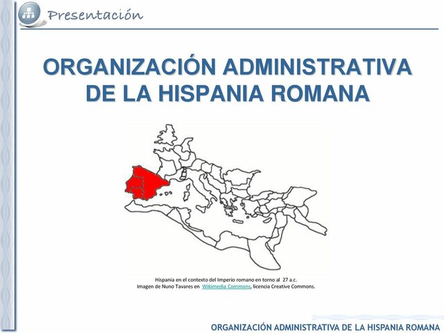 Organización administrativa Roma