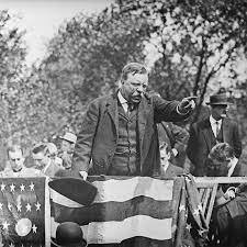 Runs for presidency, unsuccessfully for Bull-Moose Party