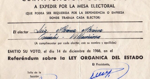 Aprobación de la Ley Orgánica del Estado