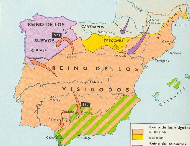 Conquista del reino Suevo por Leovigildo