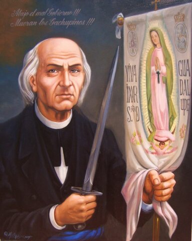 Hidalgo and the Virgin of Guadalupe
