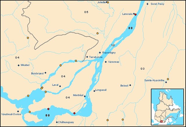 Formation du fleuve saint-Laurent (-4000 ans)