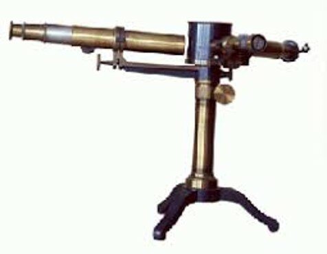 Invención del espectroscopio.