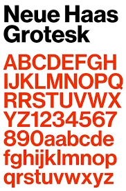 Fuente Neue Haas Grotesk