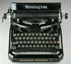 Remodelan máquina de escribir Remington
