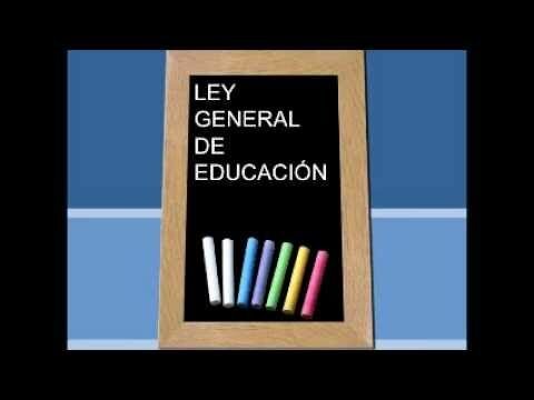 Reforma de la Ley General De Educación