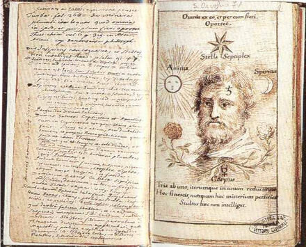 Zósimo escribe una enciclopedia de Alquimia.