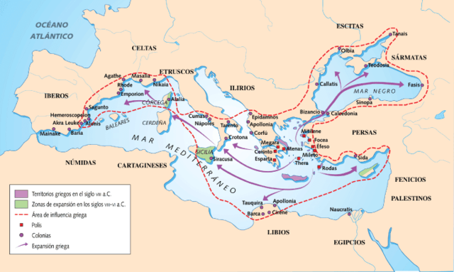 Colonizaciones griegas