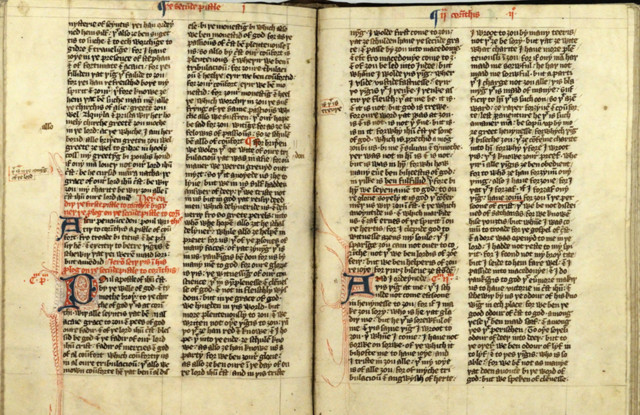 ｛英文｝《威克理夫譯本》（Wycliffe's Bible）