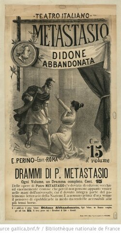 Pietro Metastasio scrive il suo primo melodramma