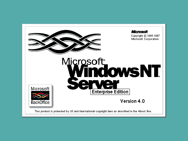Windows NT 4.0 Enterprise Server