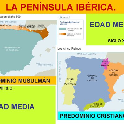 Timeline: LA EDAD MEDIA: TRES CULTURAS Y UN MAPA POLÍTICO EN CONSTANTE CAMBIO (711-1474)
