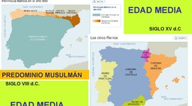 Timeline: LA EDAD MEDIA: TRES CULTURAS Y UN MAPA POLÍTICO EN CONSTANTE CAMBIO (711-1474)