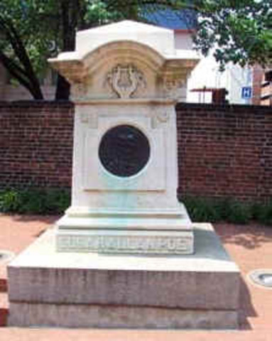 The death of Edgar Allan Poe
