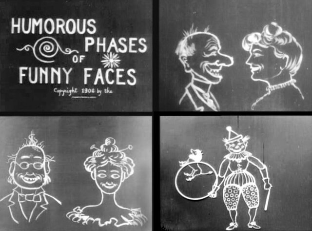 Humorous Phases of Funny Faces el año 1906