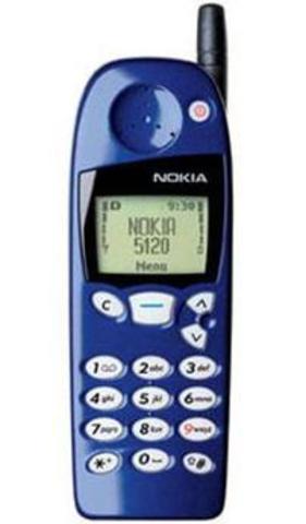 Mi primer móvil NOKIA 5120 en azul