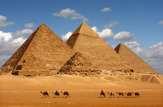 the very first pyramid was built