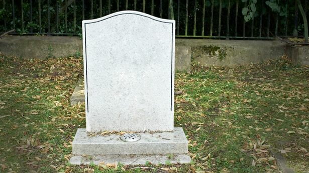 Amos grave stone