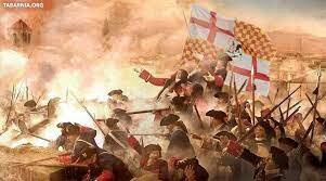 Tropes Borbòniques entren a Barcelona