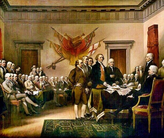 Declaration of Independence is Signed