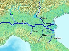 Ocupación del valle del Po